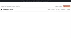 Desktop Screenshot of parkerdusseau.com